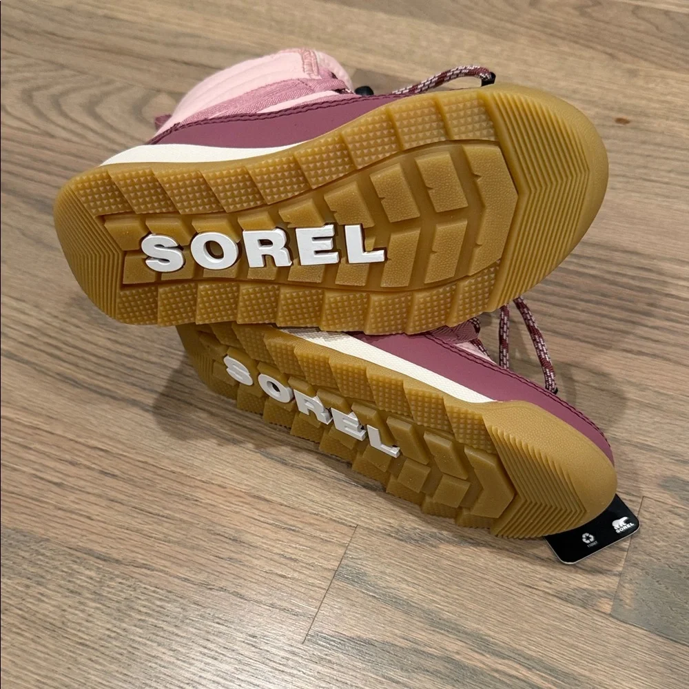 Sorel Snow Boots Pink Waterproof Winter Boots - Picture 4 of 7